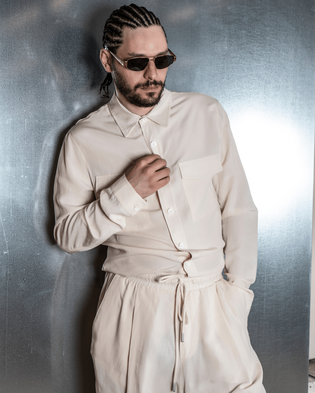 Phanter Shirt | White - Giuliano Galiano | Handcrafted Luxury Sneakers Made In Italy