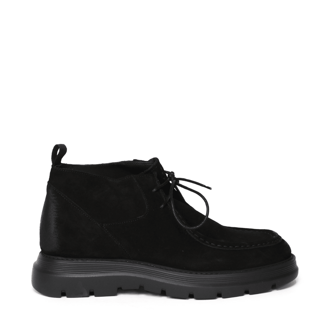 Polacchine Caviar | Black | In suede - Giuliano Galiano | Handcrafted Luxury Sneakers Made In Italy