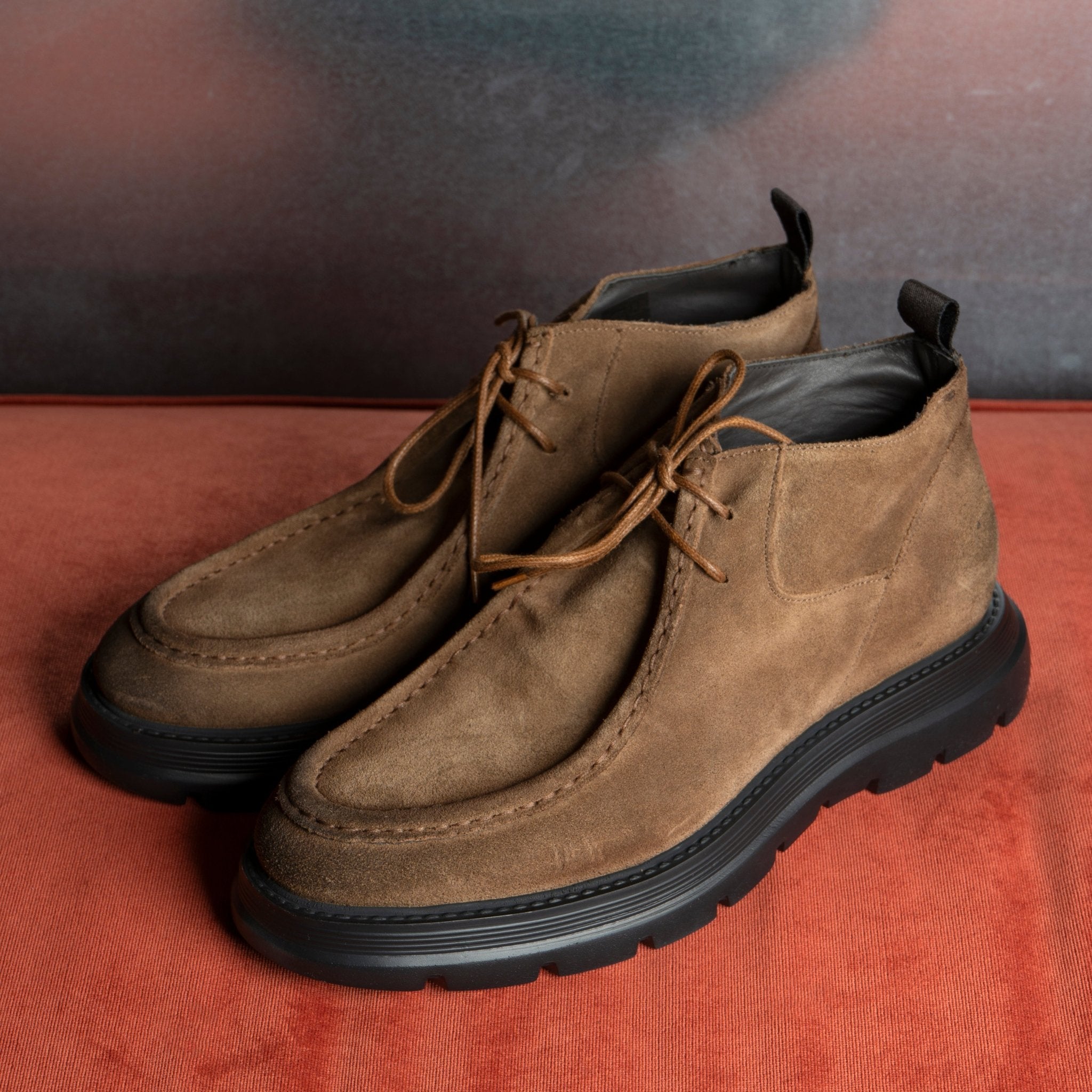 Polacchine Caviar | Brown | In suede - Giuliano Galiano | Handcrafted Luxury Sneakers Made In Italy