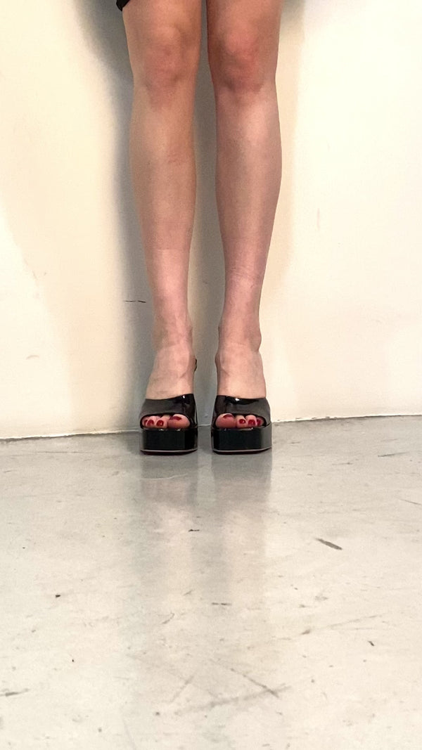 Mules Charlie | Pelle | Black