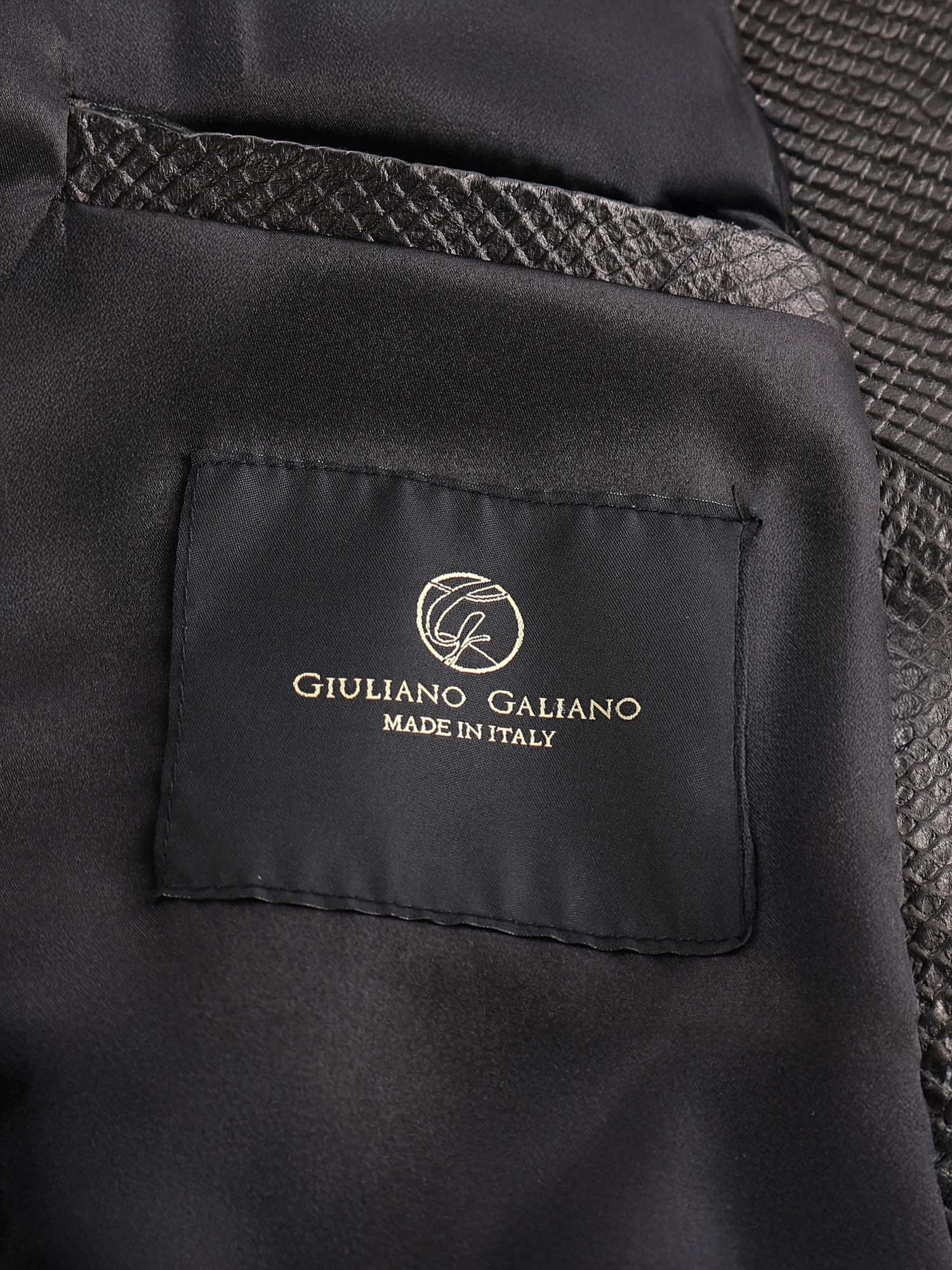 Push It leather jacket - Giuliano Galiano | Handcrafted Luxury Sneakers Made In Italy