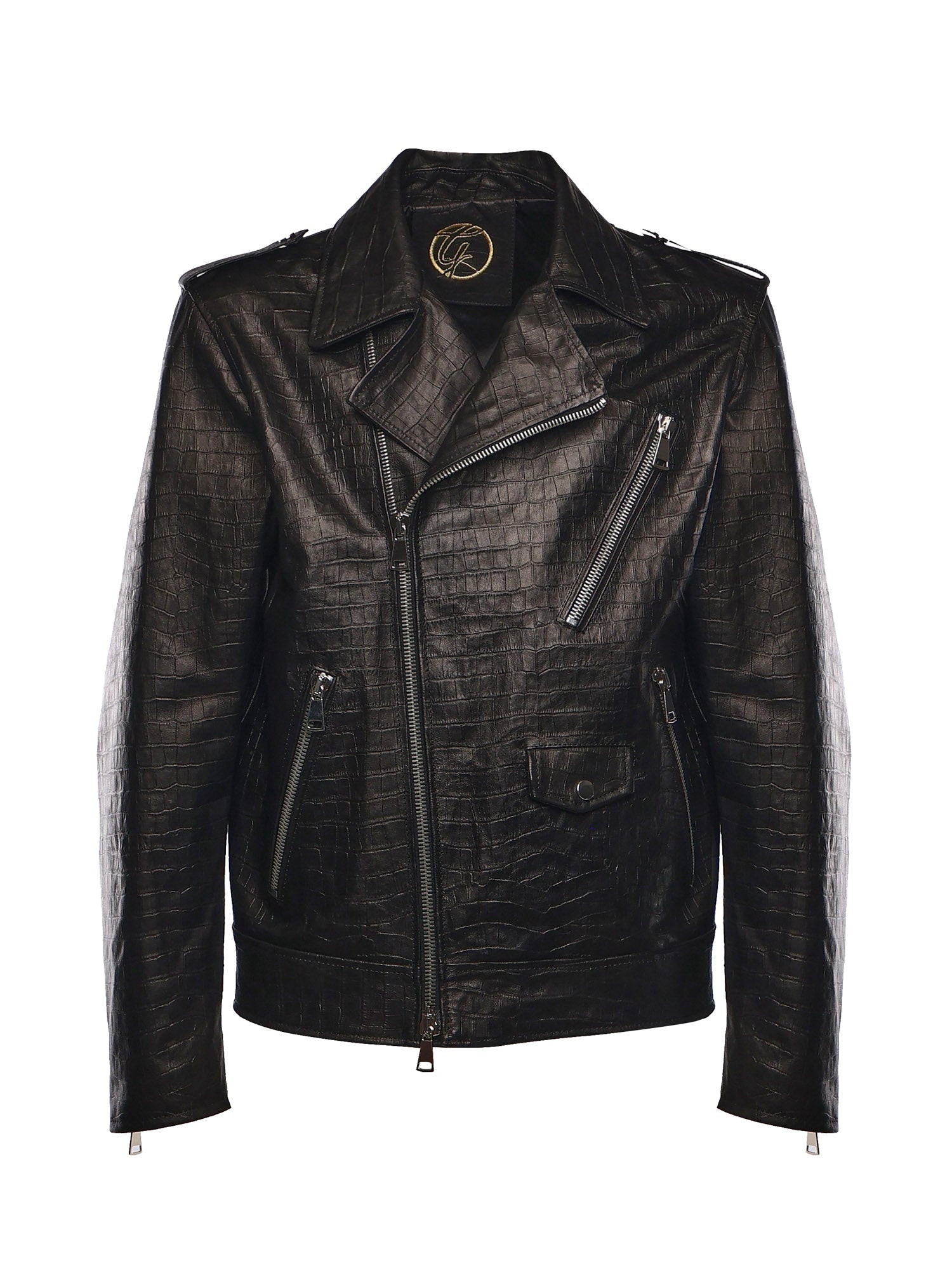 Push It leather jacket - Giuliano Galiano | Handcrafted Luxury Sneakers Made In Italy