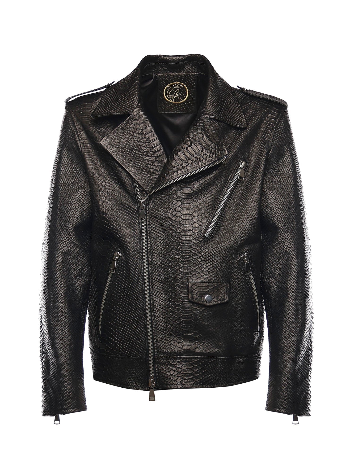 Push It leather jacket - Giuliano Galiano | Handcrafted Luxury Sneakers Made In Italy