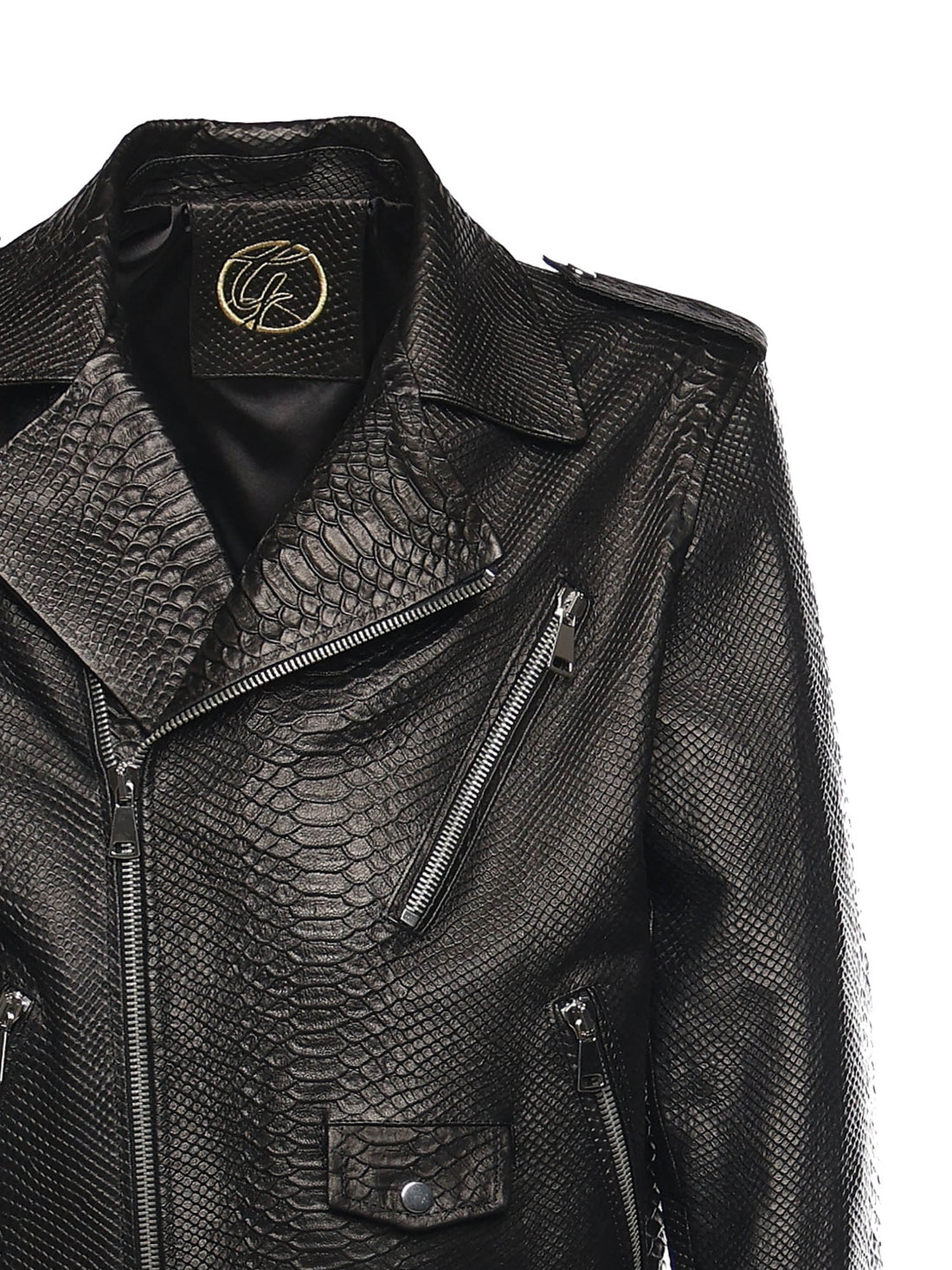 Push It leather jacket - Giuliano Galiano | Handcrafted Luxury Sneakers Made In Italy