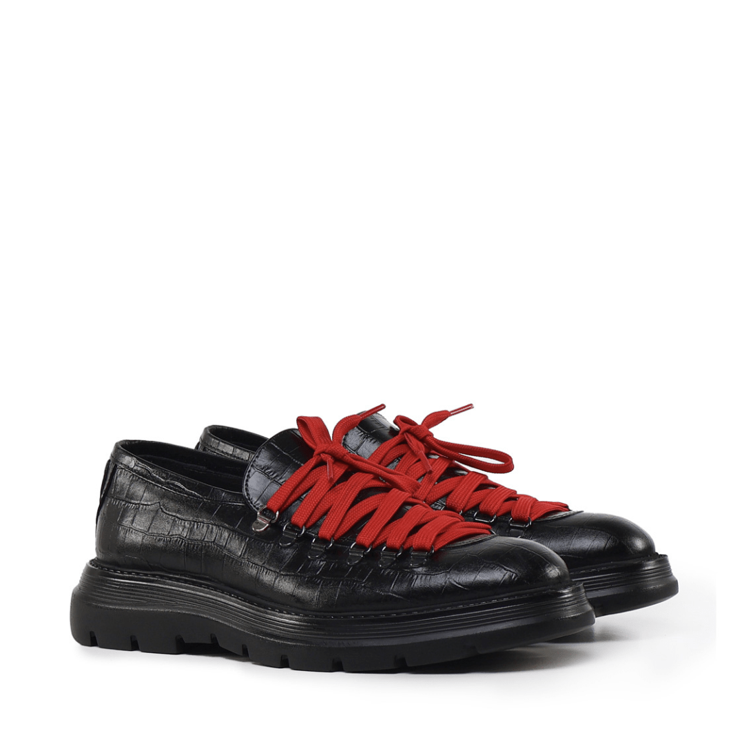 Pyso Mocassins | Black | Leather - Giuliano Galiano | Handcrafted Luxury Sneakers Made In Italy