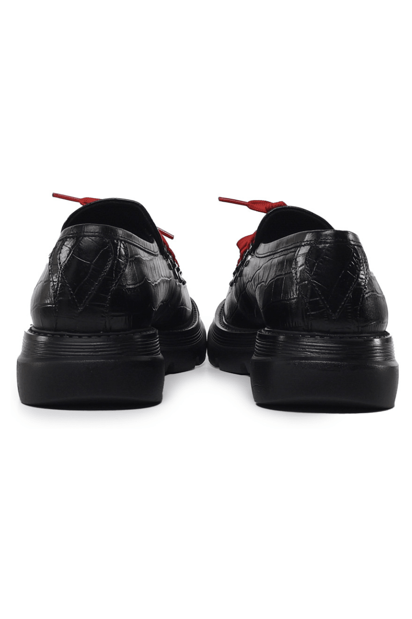 Pyso Mocassins | Black | Leather - Giuliano Galiano | Handcrafted Luxury Sneakers Made In Italy