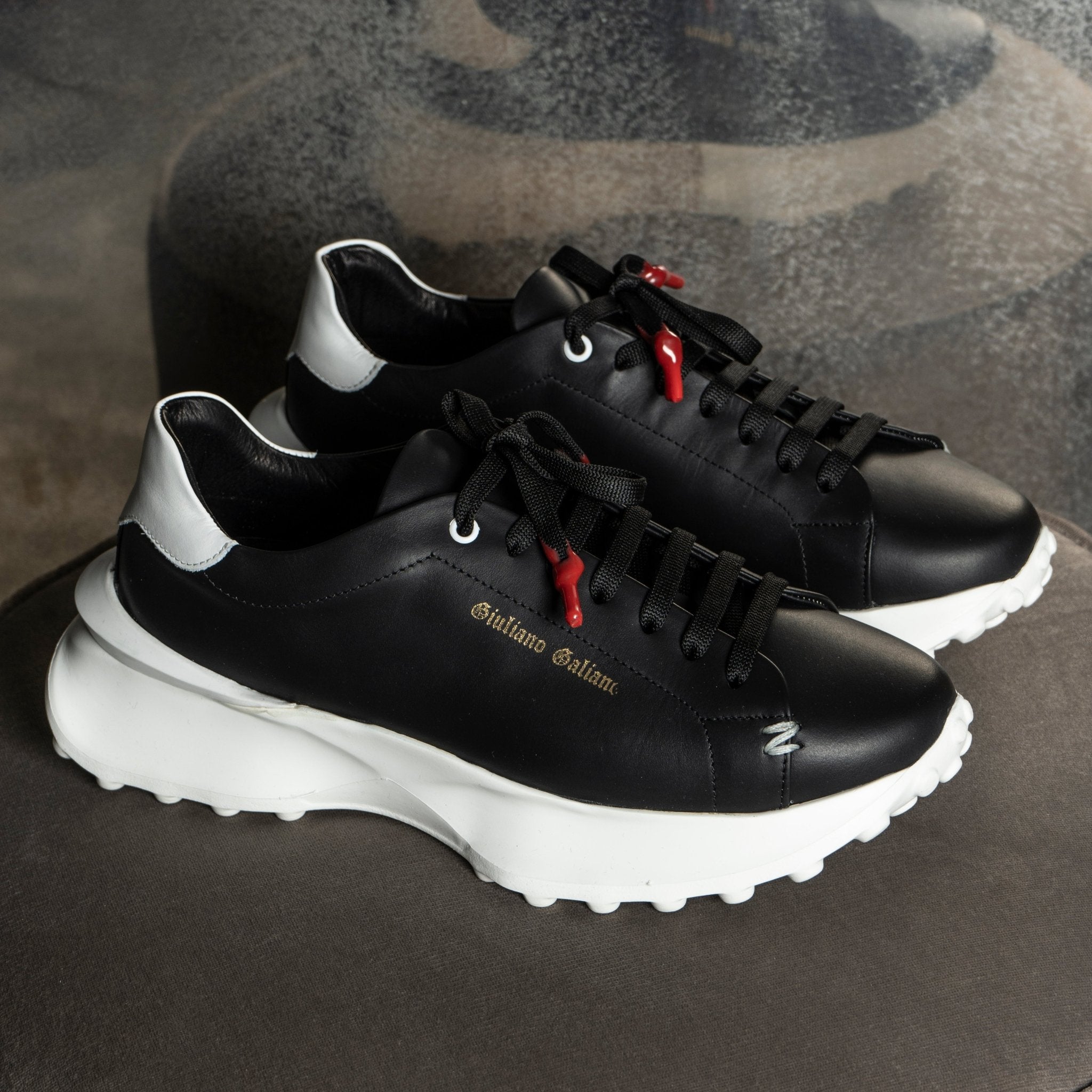 Raptor 1 | Black - Giuliano Galiano | Handcrafted Luxury Sneakers Made In Italy