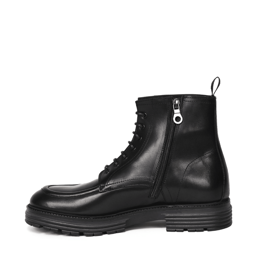 Rare Ankle Boots | Black - Giuliano Galiano | Handcrafted Luxury Sneakers Made In Italy