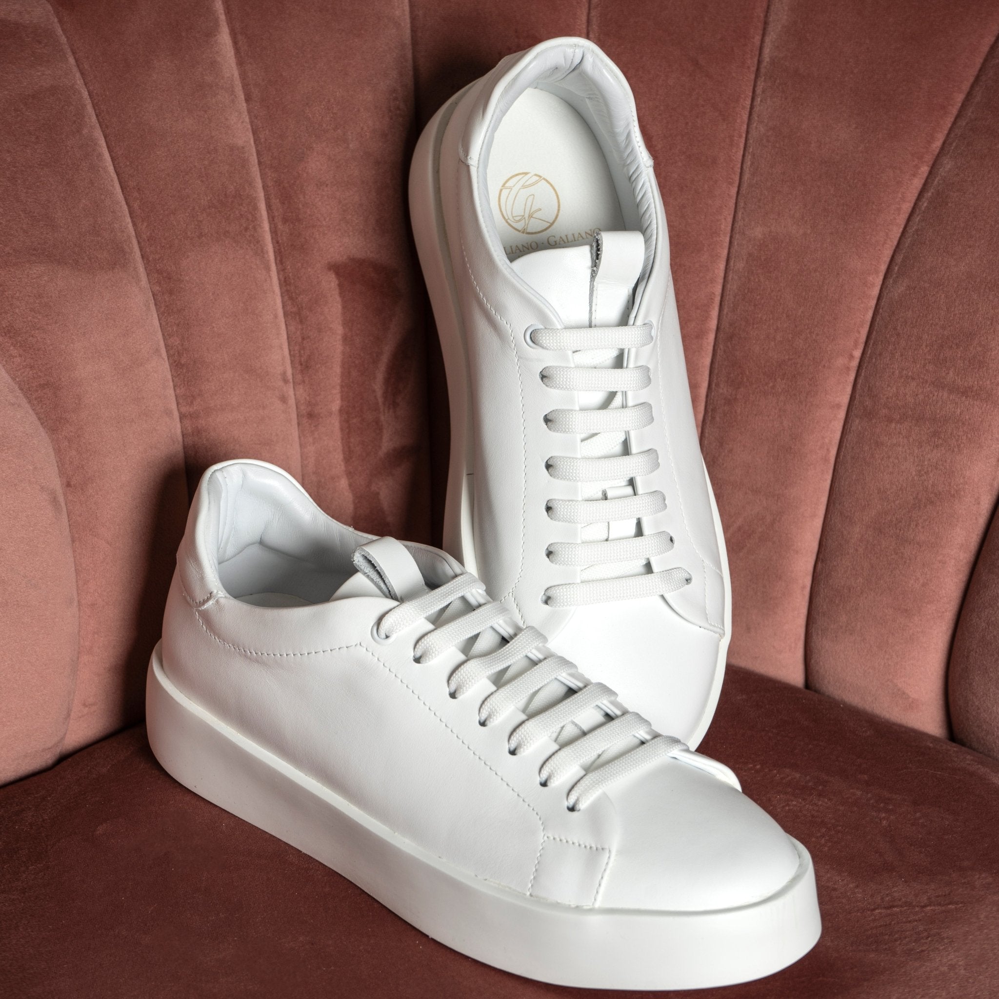 Road | White - Giuliano Galiano | Handcrafted Luxury Sneakers Made In Italy