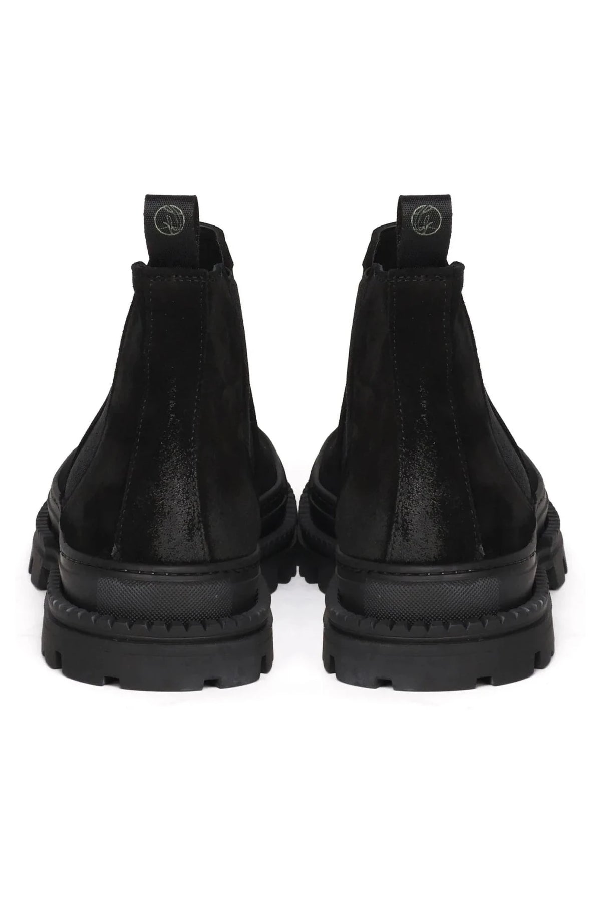 Sergio Ankle Boots | Black | In Suede - Giuliano Galiano | Handcrafted Luxury Sneakers Made In Italy