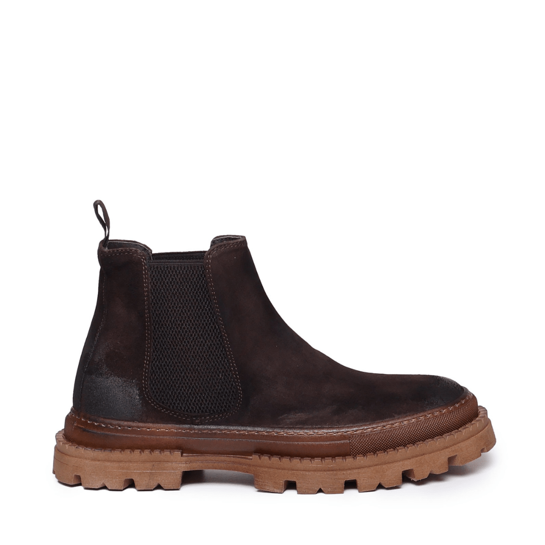 Sergio Ankle Boots | Dark Brown - Giuliano Galiano | Handcrafted Luxury Sneakers Made In Italy