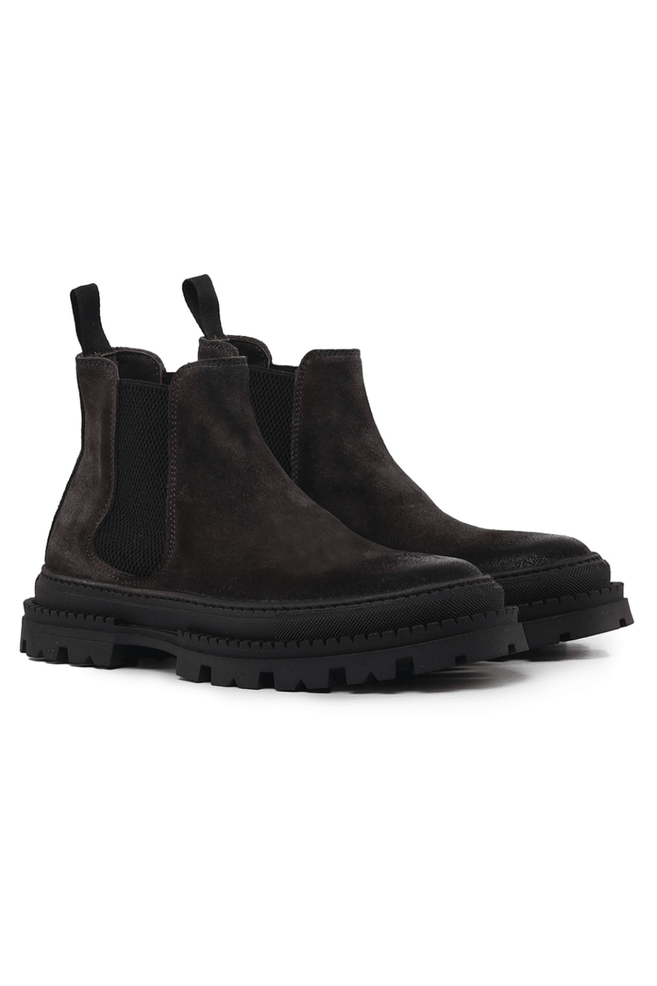 Sergio Ankle Boots | Gray | In Suede - Giuliano Galiano | Handcrafted Luxury Sneakers Made In Italy