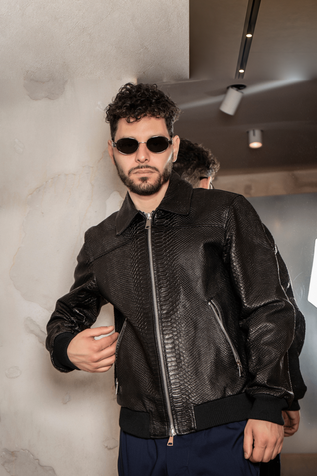 Goodfellas Jacket Python - Giuliano Galiano | Handcrafted Luxury Sneakers Made In Italy