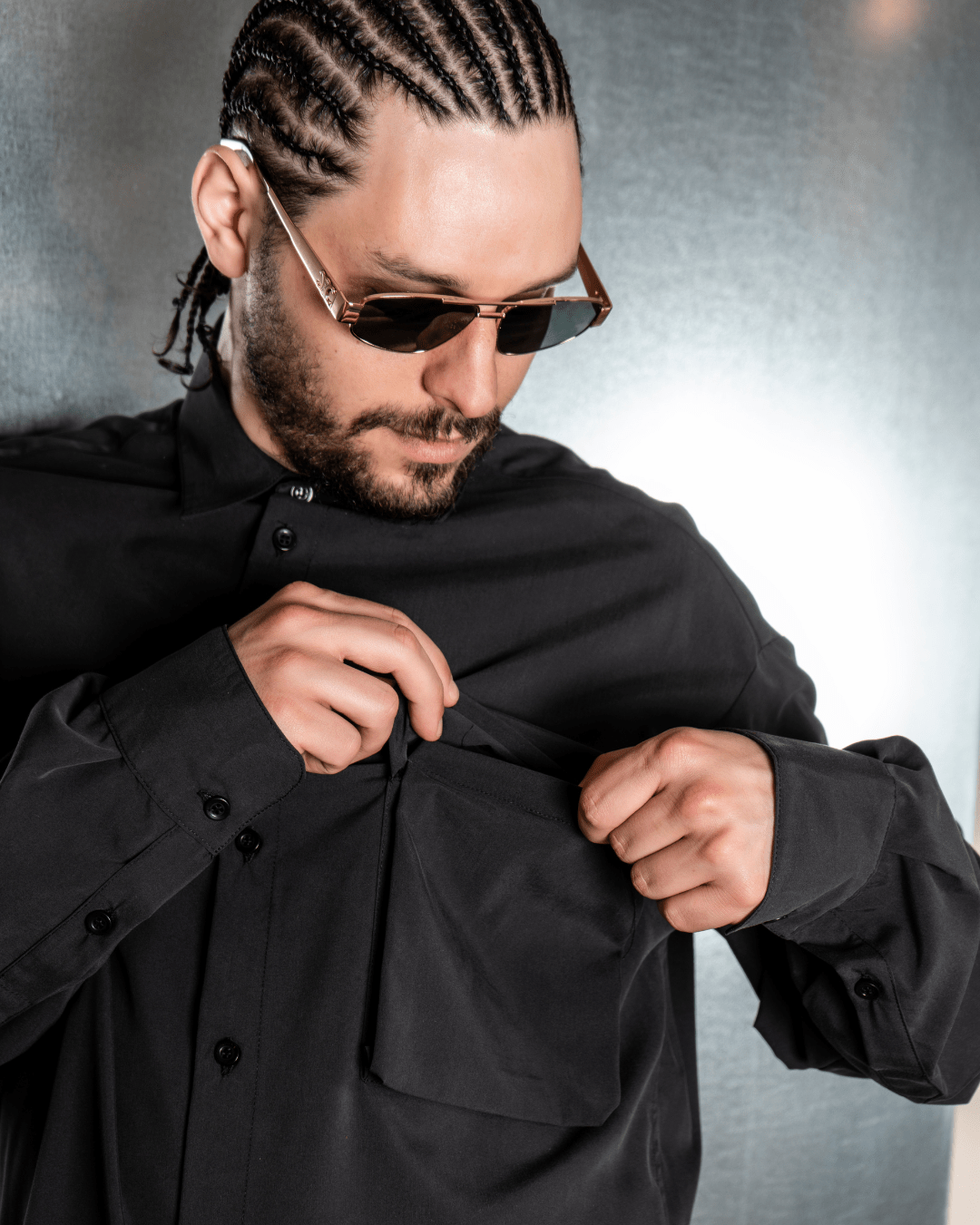 Shirt With Chest Pocket - Giuliano Galiano | Handcrafted Luxury Sneakers Made In Italy