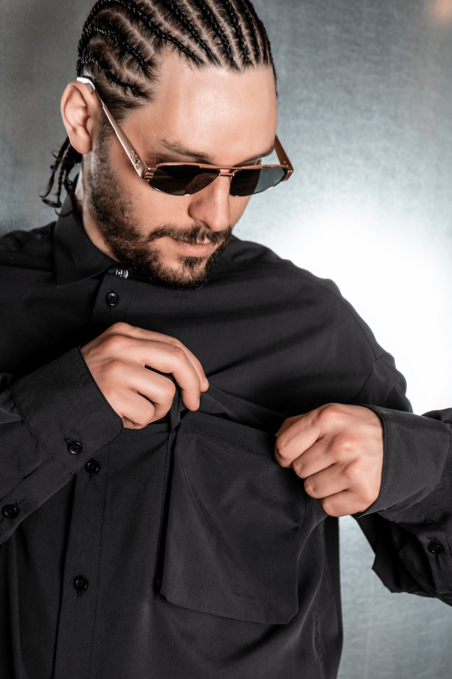 Shirt With Chest Pocket - Giuliano Galiano | Handcrafted Luxury Sneakers Made In Italy