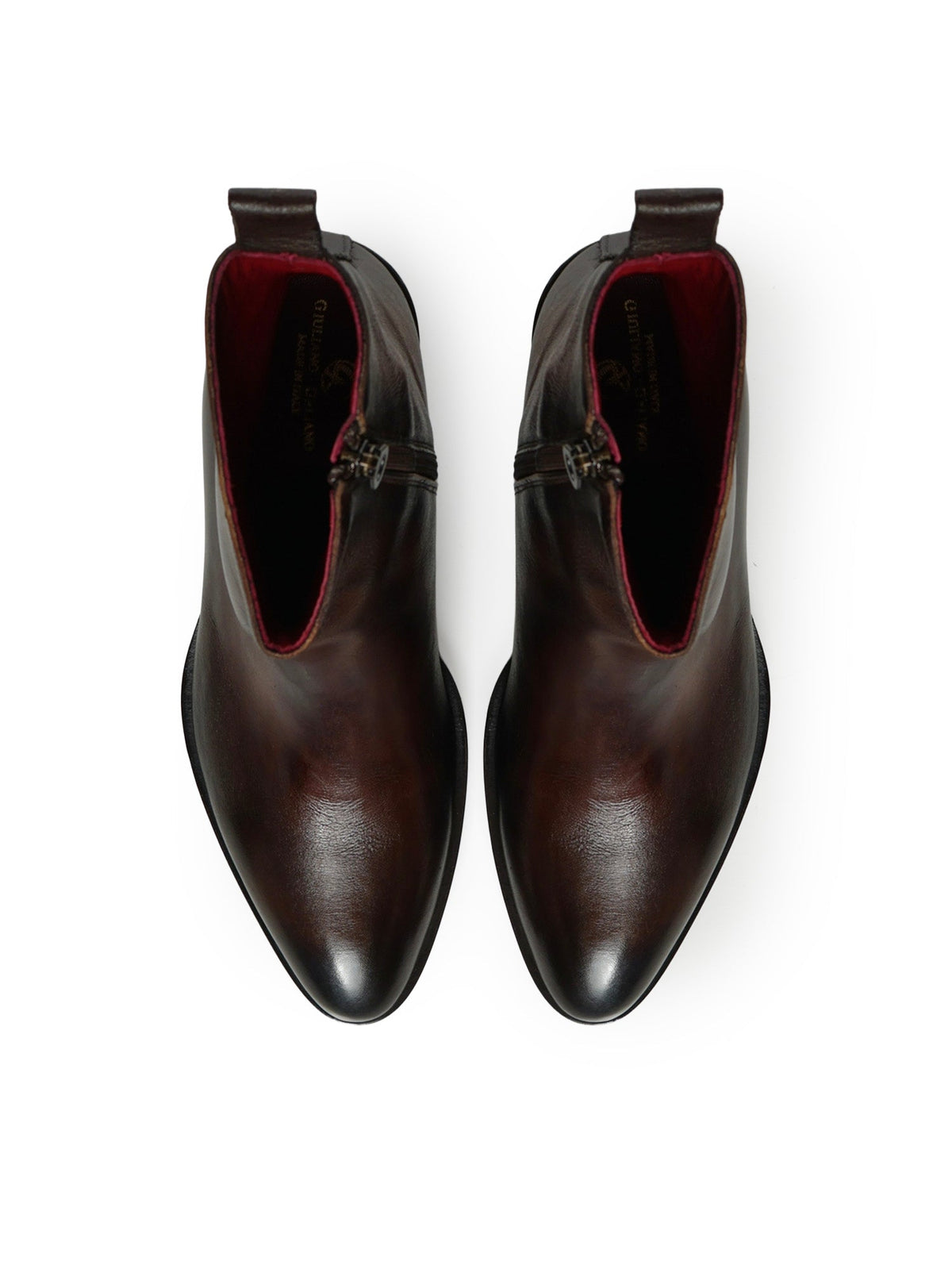 Simon Ankle boots| Brown - Giuliano Galiano | Handcrafted Luxury Sneakers Made In Italy
