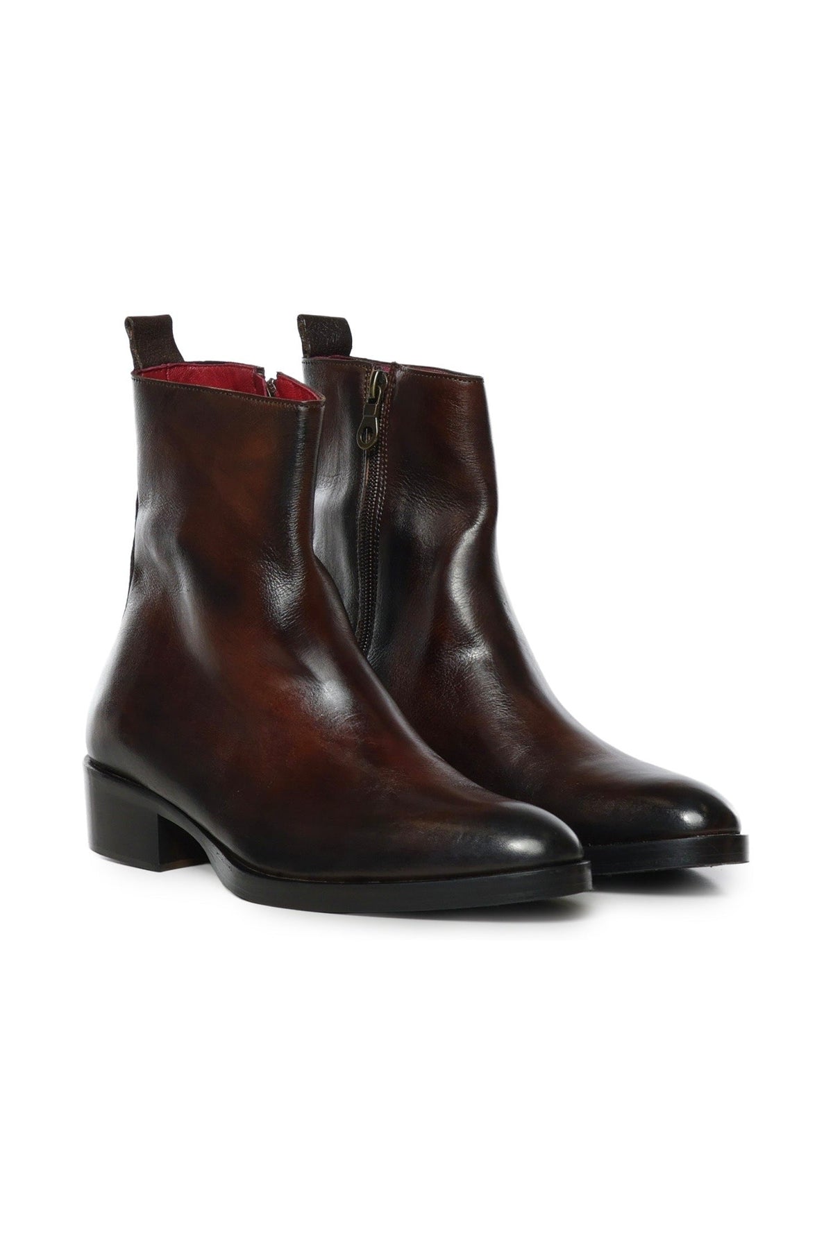 Simon Ankle boots| Brown - Giuliano Galiano | Handcrafted Luxury Sneakers Made In Italy