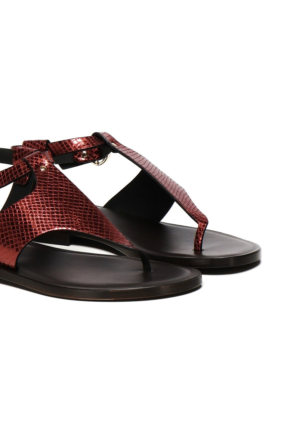 Sissy Sandals | Bordeaux - Giuliano Galiano | Handcrafted Luxury Sneakers Made In Italy