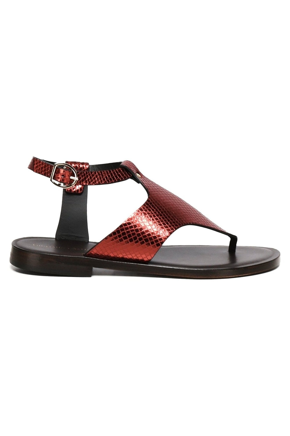 Sissy Sandals | Bordeaux - Giuliano Galiano | Handcrafted Luxury Sneakers Made In Italy