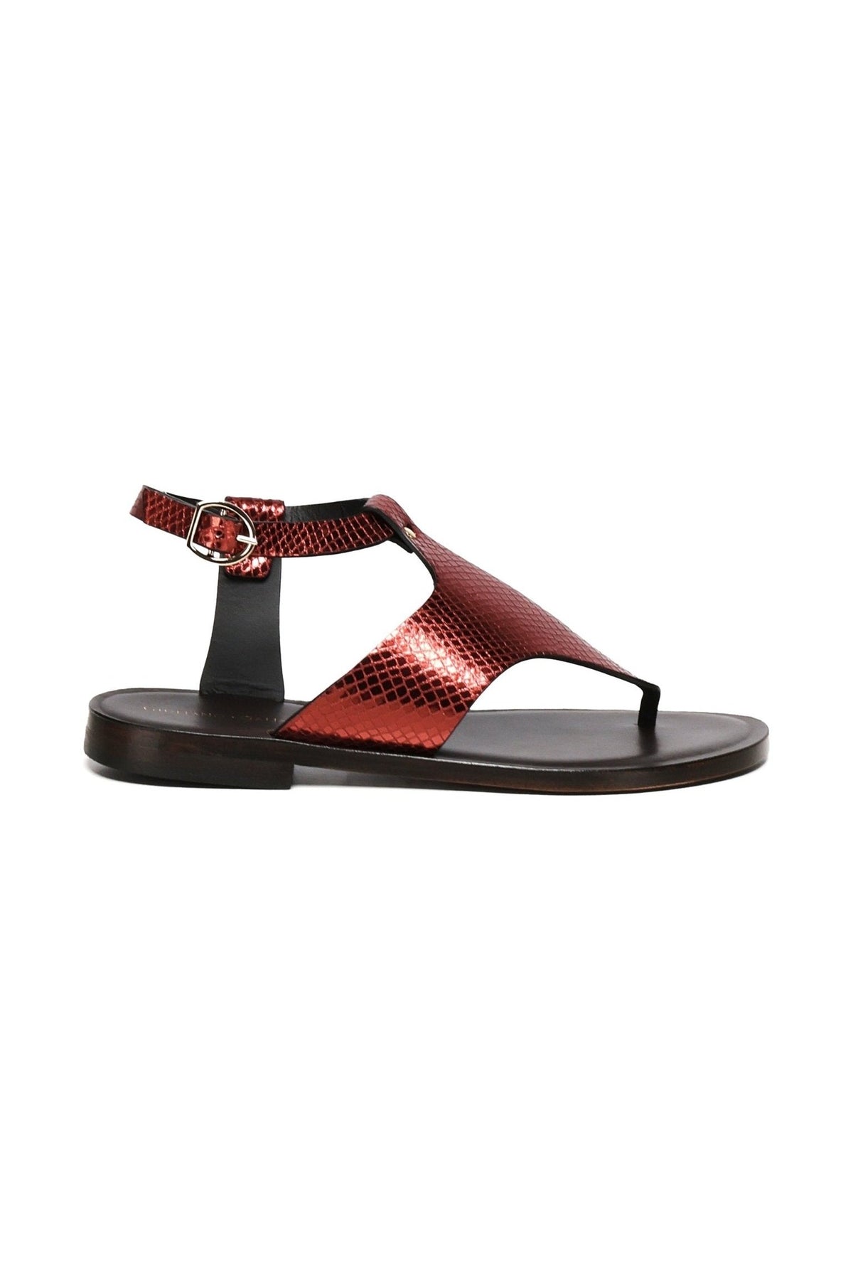 Sissy Sandals | Bordeaux - Giuliano Galiano | Handcrafted Luxury Sneakers Made In Italy