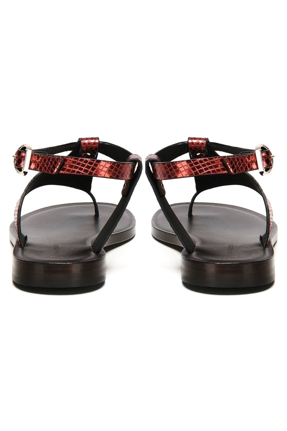 Sissy Sandals | Bordeaux - Giuliano Galiano | Handcrafted Luxury Sneakers Made In Italy