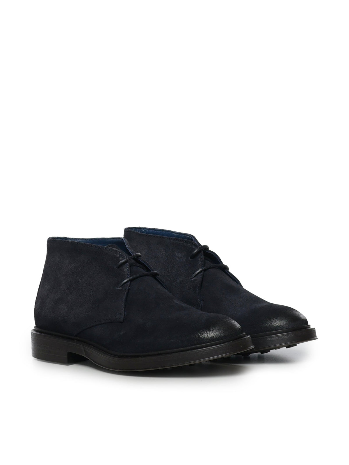 Super lace-ups | Blue | Suede - Giuliano Galiano | Handcrafted Luxury Sneakers Made In Italy