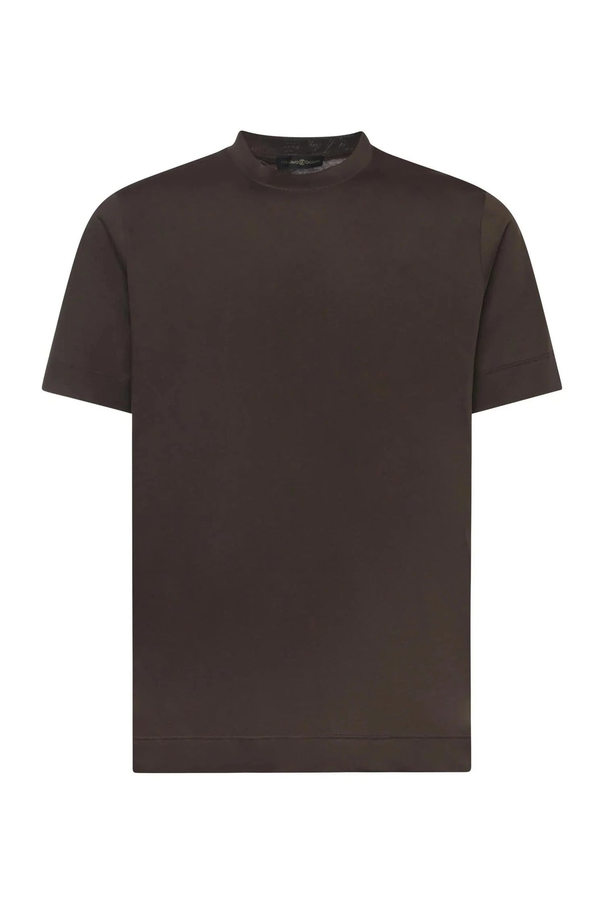T-Shirt Aigue | Dark Brown | Cotton - Giuliano Galiano | Handcrafted Luxury Sneakers Made In Italy
