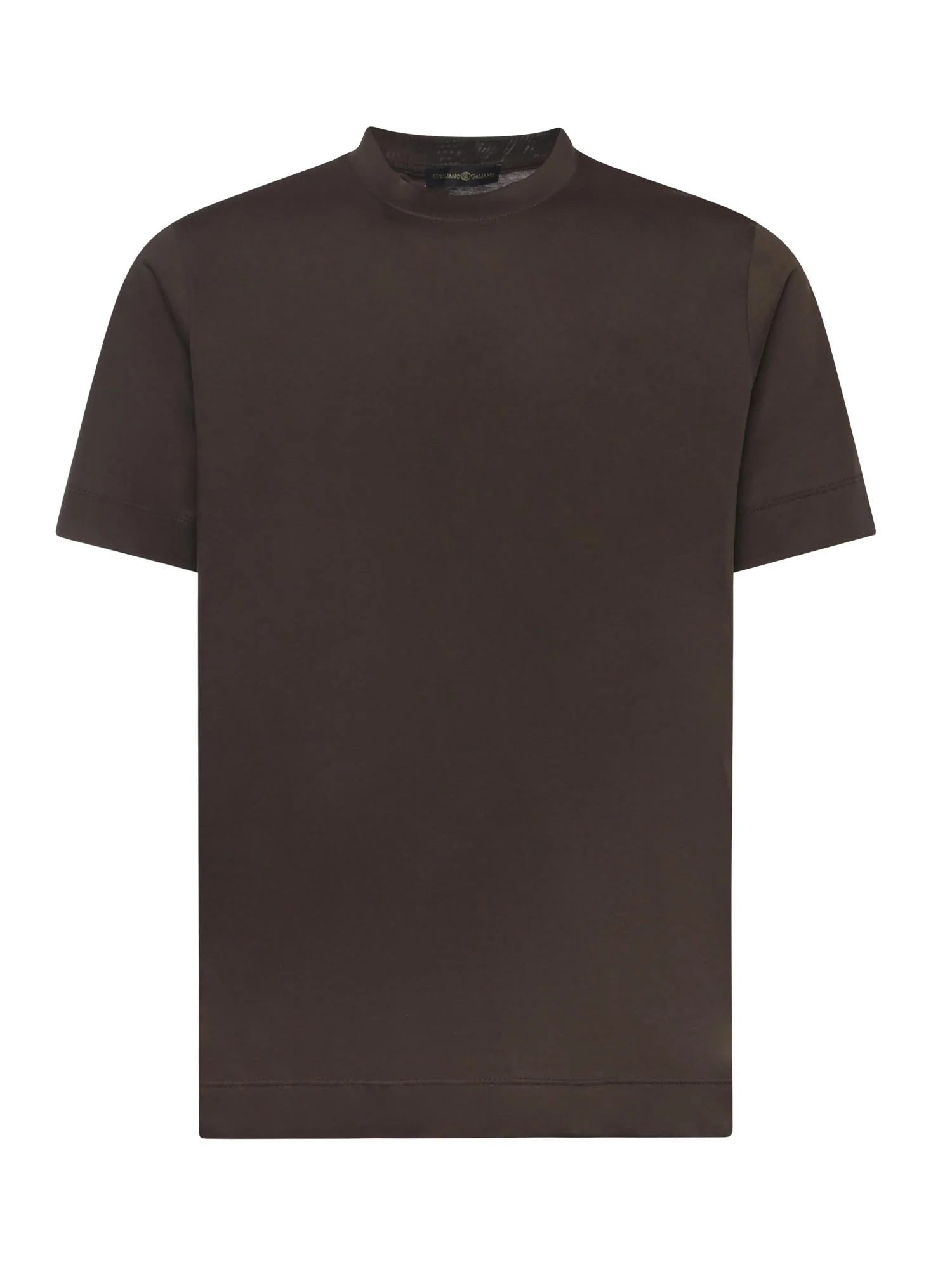 T-Shirt Aigue | Dark Brown | Cotton - Giuliano Galiano | Handcrafted Luxury Sneakers Made In Italy