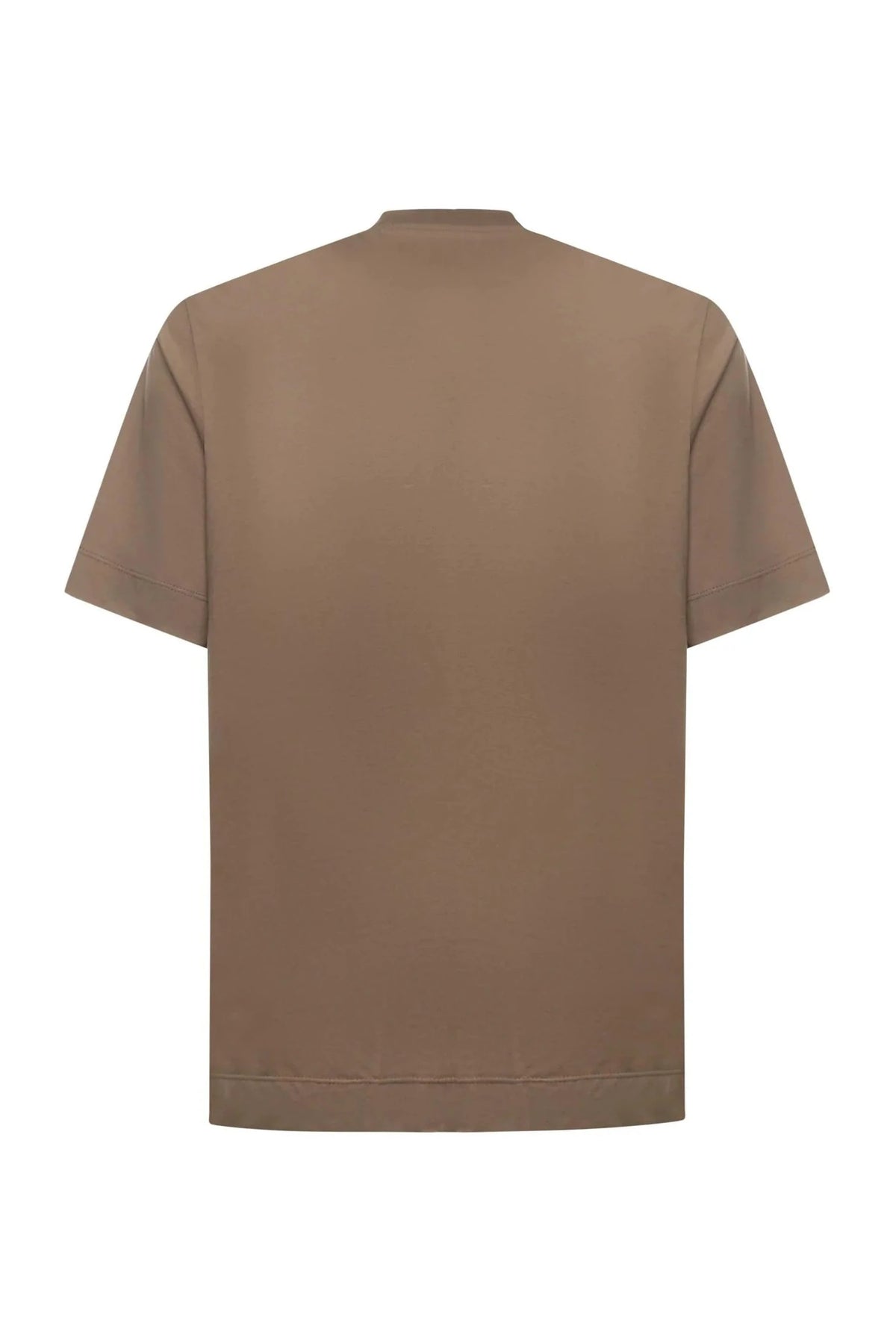 T-Shirt Aigue | Mud | Cotton - Giuliano Galiano | Handcrafted Luxury Sneakers Made In Italy
