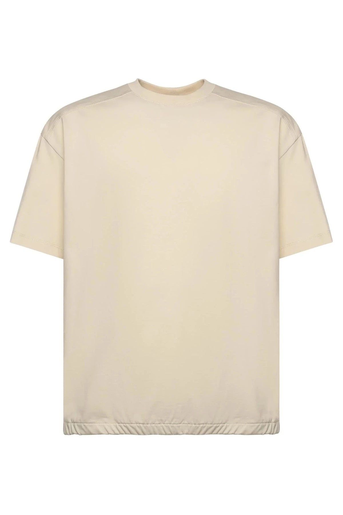 T-Shirt Beige | Cotton - Giuliano Galiano | Handcrafted Luxury Sneakers Made In Italy