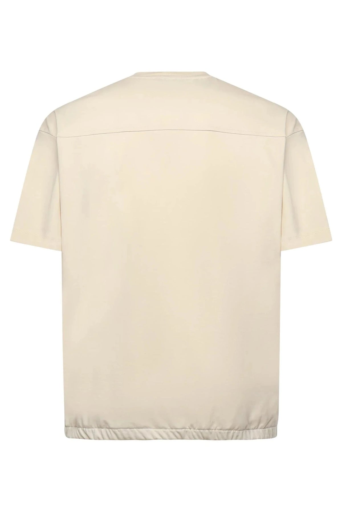 T-Shirt Beige | Cotton - Giuliano Galiano | Handcrafted Luxury Sneakers Made In Italy