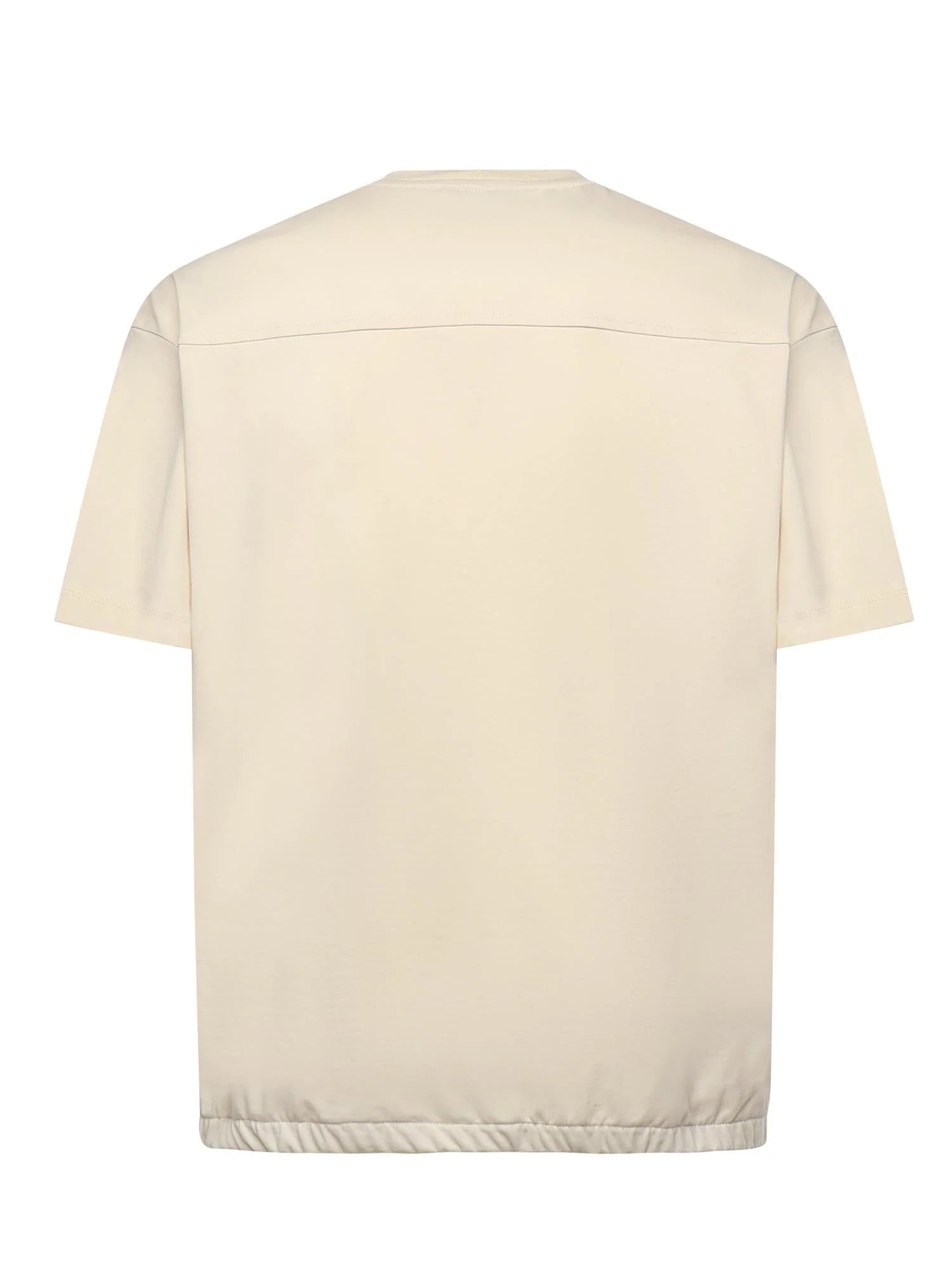 T-Shirt Beige | Cotton - Giuliano Galiano | Handcrafted Luxury Sneakers Made In Italy