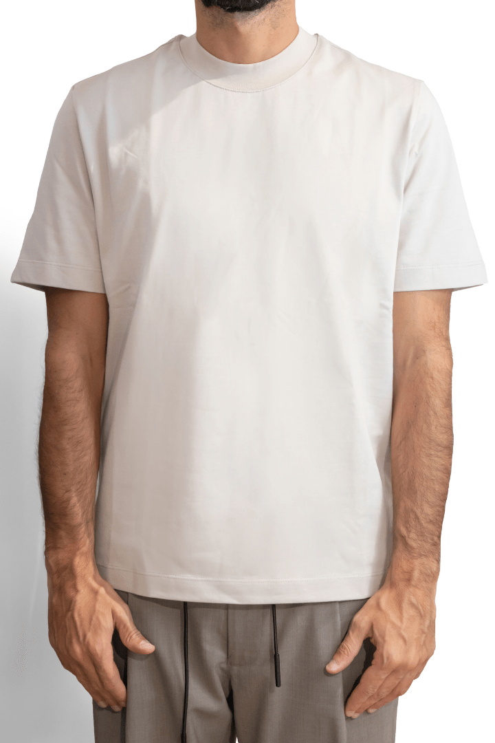 T-Shirt Beige | Cotton Premium - Giuliano Galiano | Handcrafted Luxury Sneakers Made In Italy