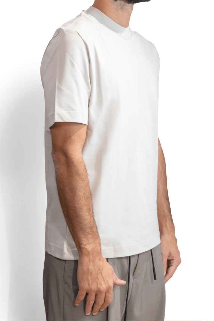 T-Shirt Beige | Cotton Premium - Giuliano Galiano | Handcrafted Luxury Sneakers Made In Italy