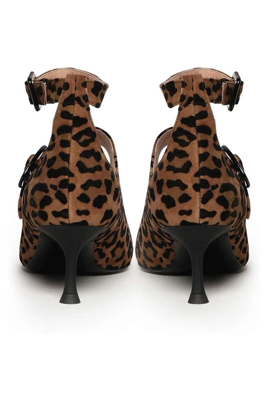 Thalia slingback pumps | Suede - Giuliano Galiano | Handcrafted Luxury Sneakers Made In Italy