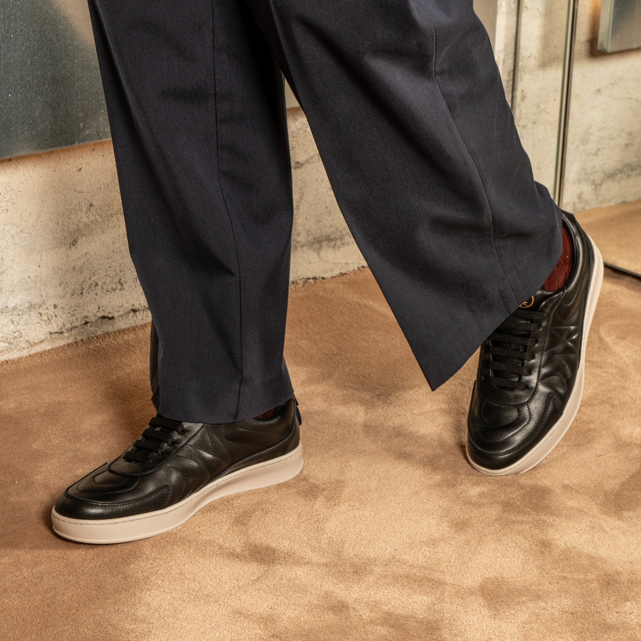 Victory | Black - Giuliano Galiano | Handcrafted Luxury Sneakers Made In Italy