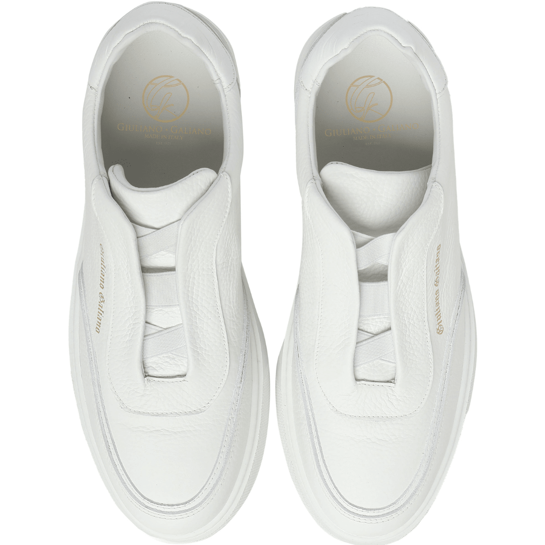 Victory | White - Giuliano Galiano | Handcrafted Luxury Sneakers Made In Italy