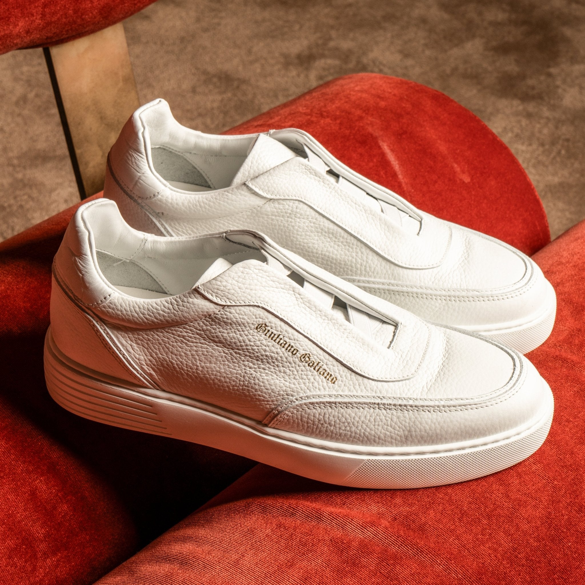 Victory | White - Giuliano Galiano | Handcrafted Luxury Sneakers Made In Italy