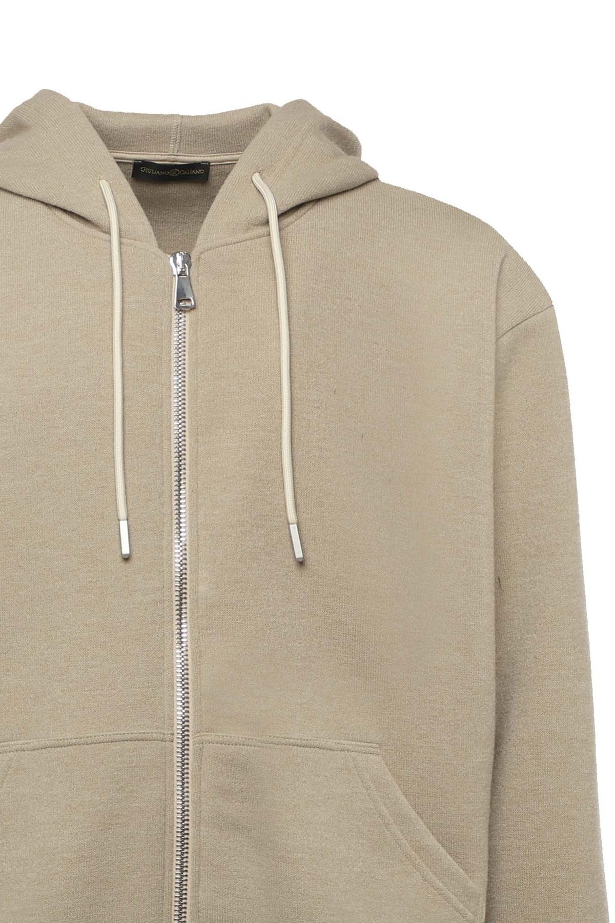 Zip - up | Sweatshirt | Beige - Giuliano Galiano | Handcrafted Luxury Sneakers Made In Italy