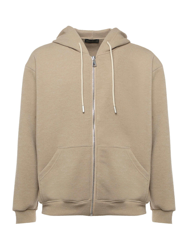 Zip-up | Sweatshirt | Beige