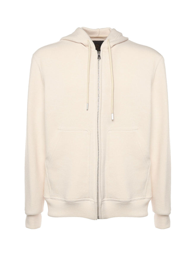 Zip-up | Sweatshirt | Cream