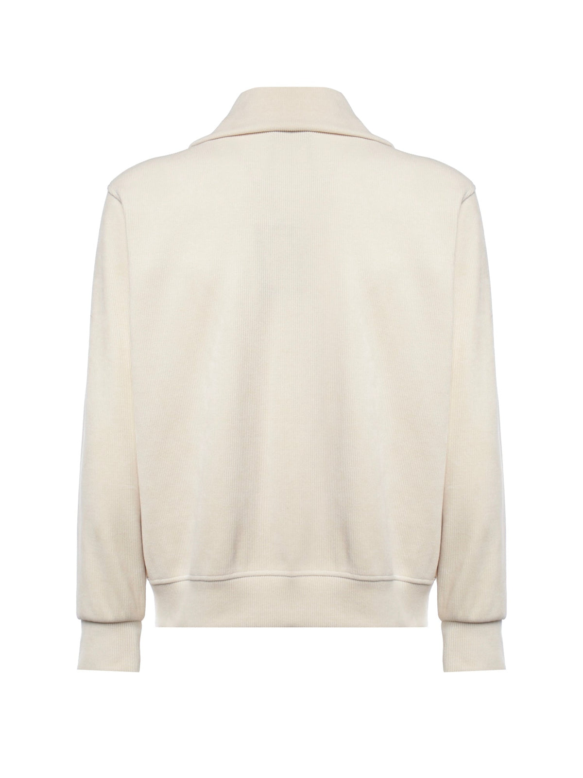 Zip-up Turbo | Sweatshirt | Cream - Giuliano Galiano | Handcrafted Luxury Sneakers Made In Italy