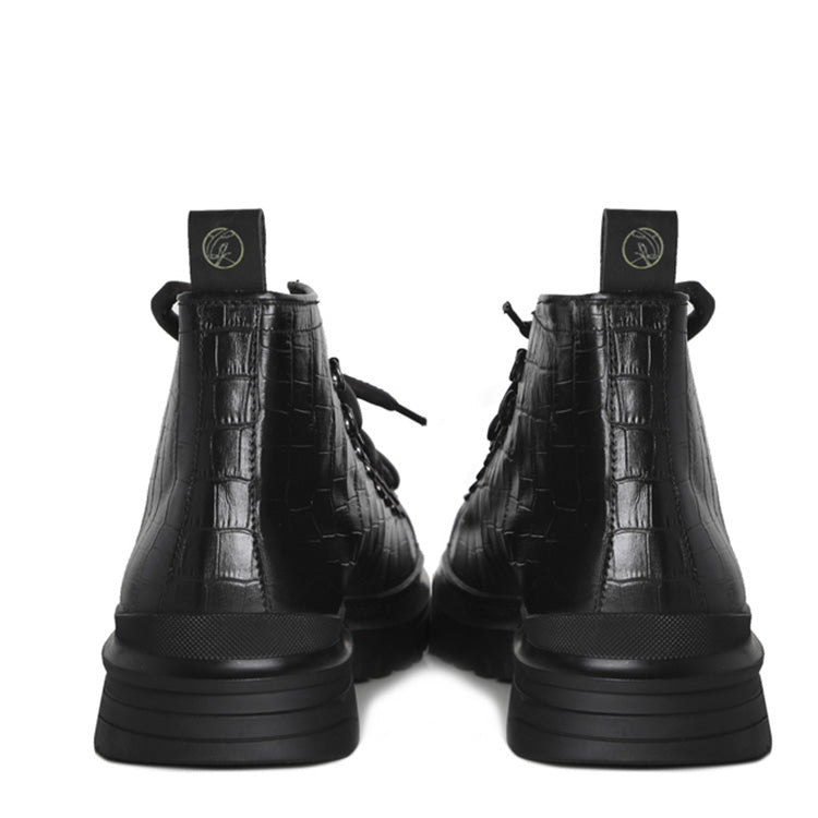 Ankle Boots | Croc Black Style