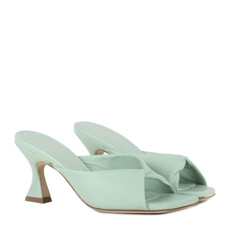 Mules Audine | Pelle | Menta