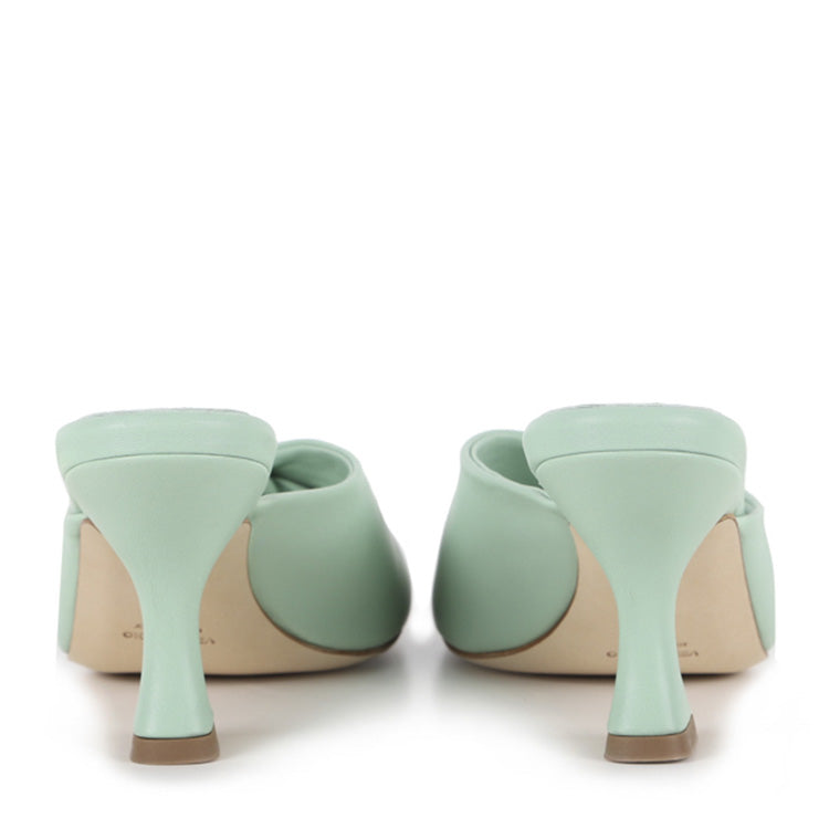 Mules Audine | Pelle | Menta