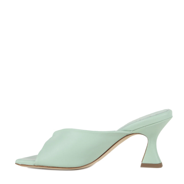 Mules Audine | Pelle | Menta