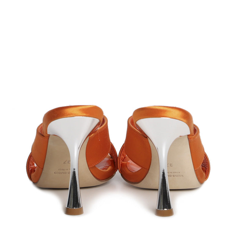Sandali Edina | Satin | Arancia