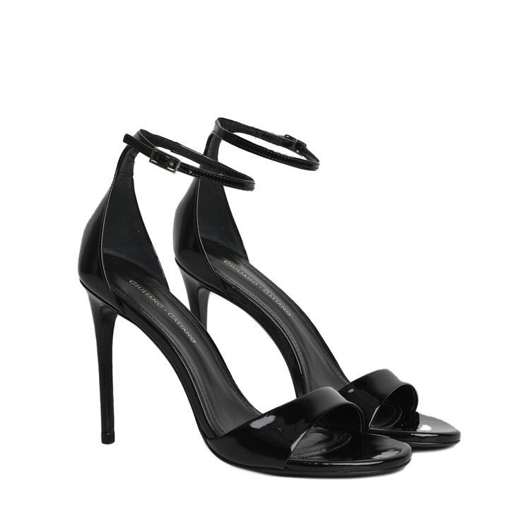 Megan | Sandals | Black Leather