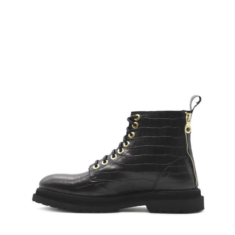 Krok Ankle Boots | Multi-Zip | Leather