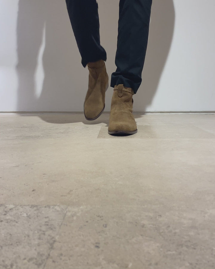 Flash-Stiefel Beige